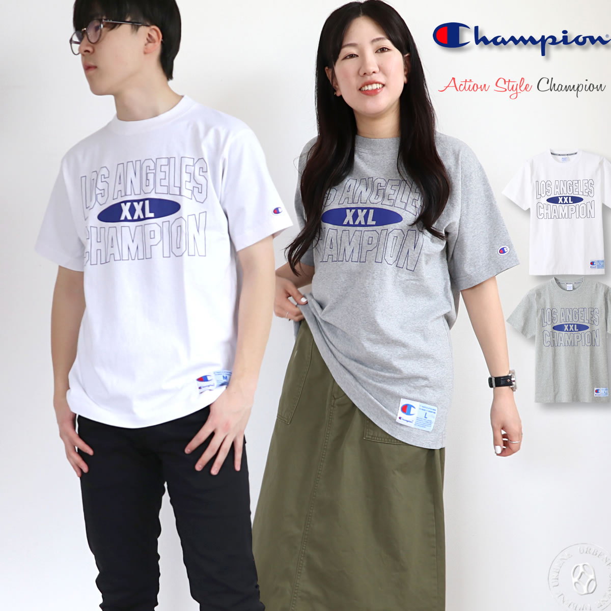 半袖Tシャツ チャンピオン Champion クルーネック ショートスリーブ