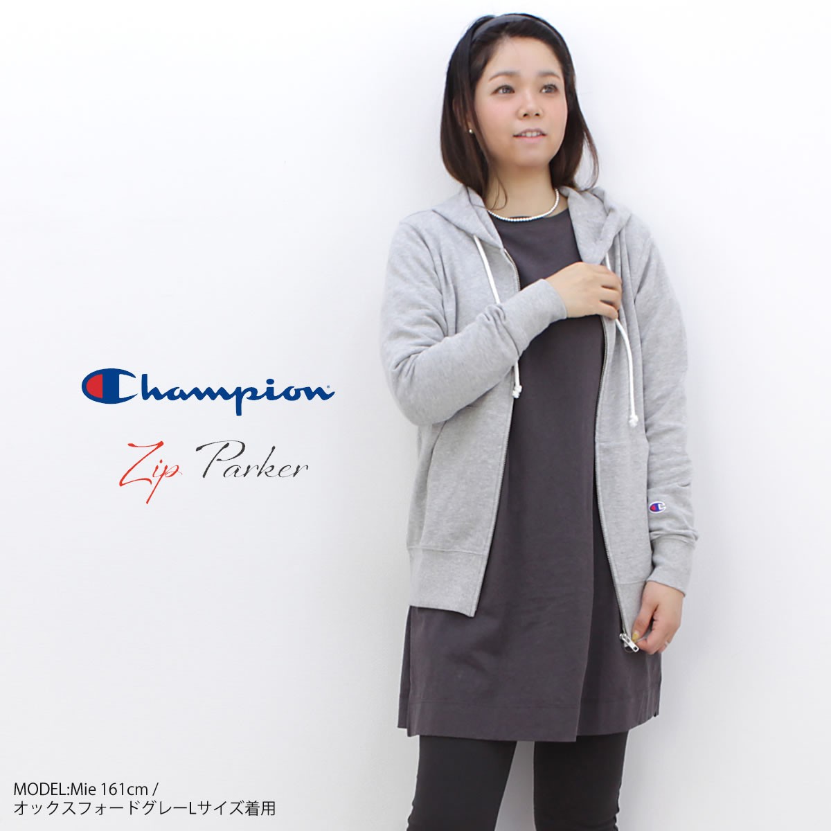 Champion チャンピオン champion ウィメンズ 長袖 ジップ