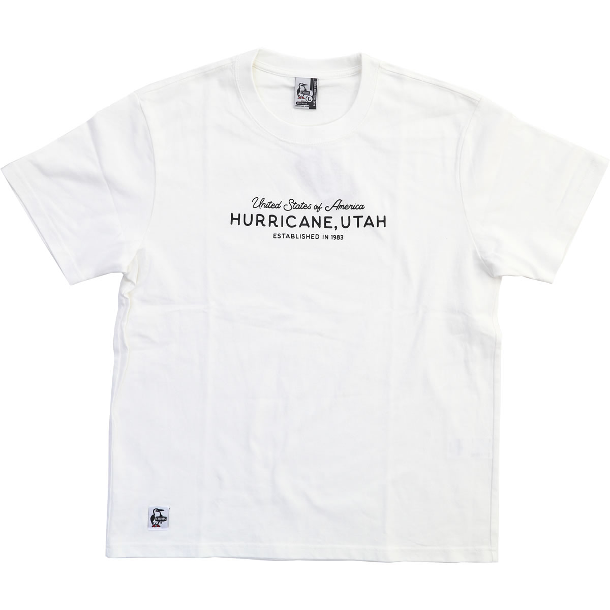 CHUMS（チャムス） Tシャツ クルーネック 半袖 ハリケーンユタ Tシャツ 