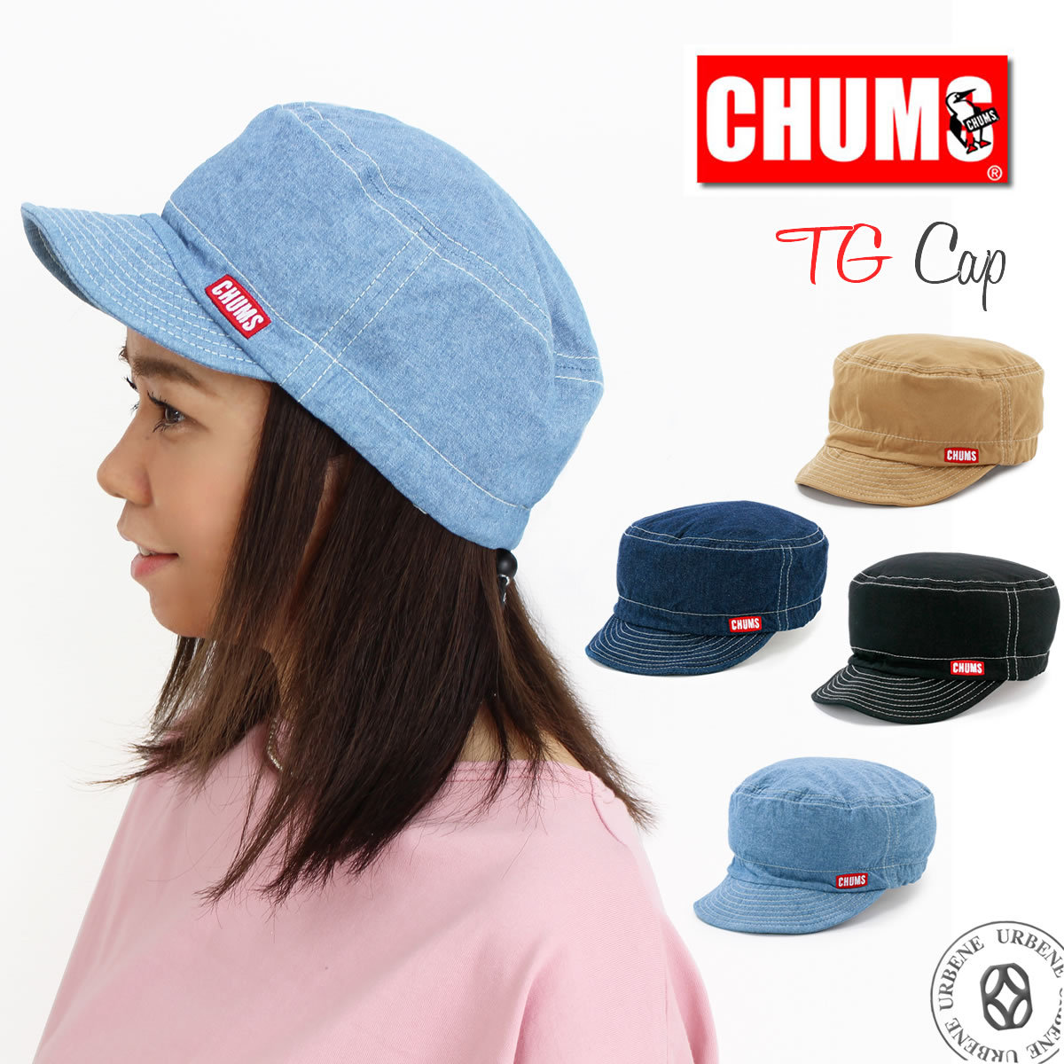 PJCS TシャツLサイズ　キャップセット chums-ch05-1244_1.jpg