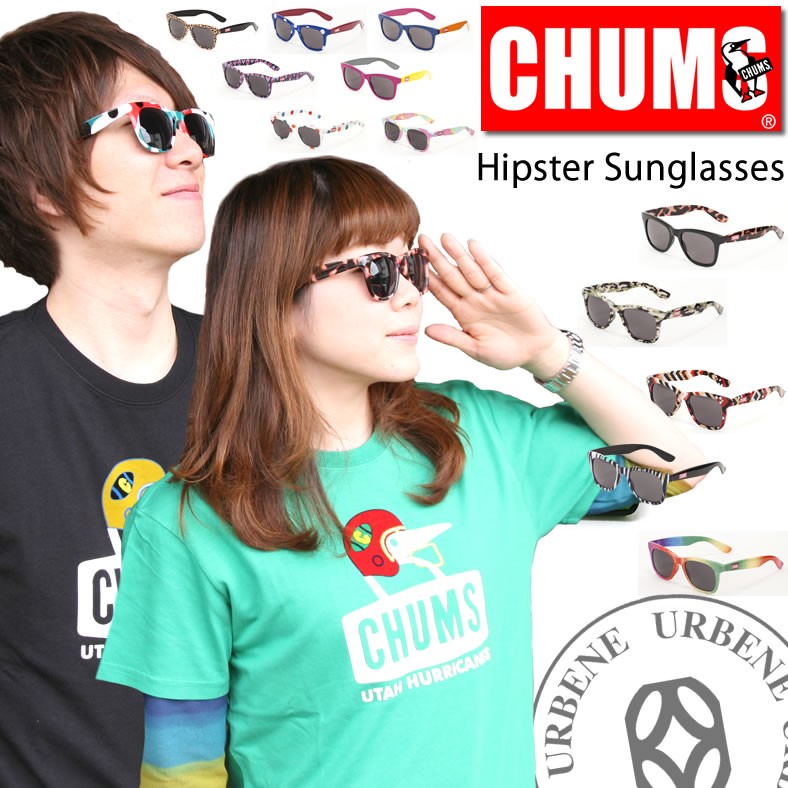 チャムス CHUMS ヒップスター トイ サングラス HIPSTER SUNGLASSES UV加工 めがね 眼鏡 ch61-0257 おしゃれ