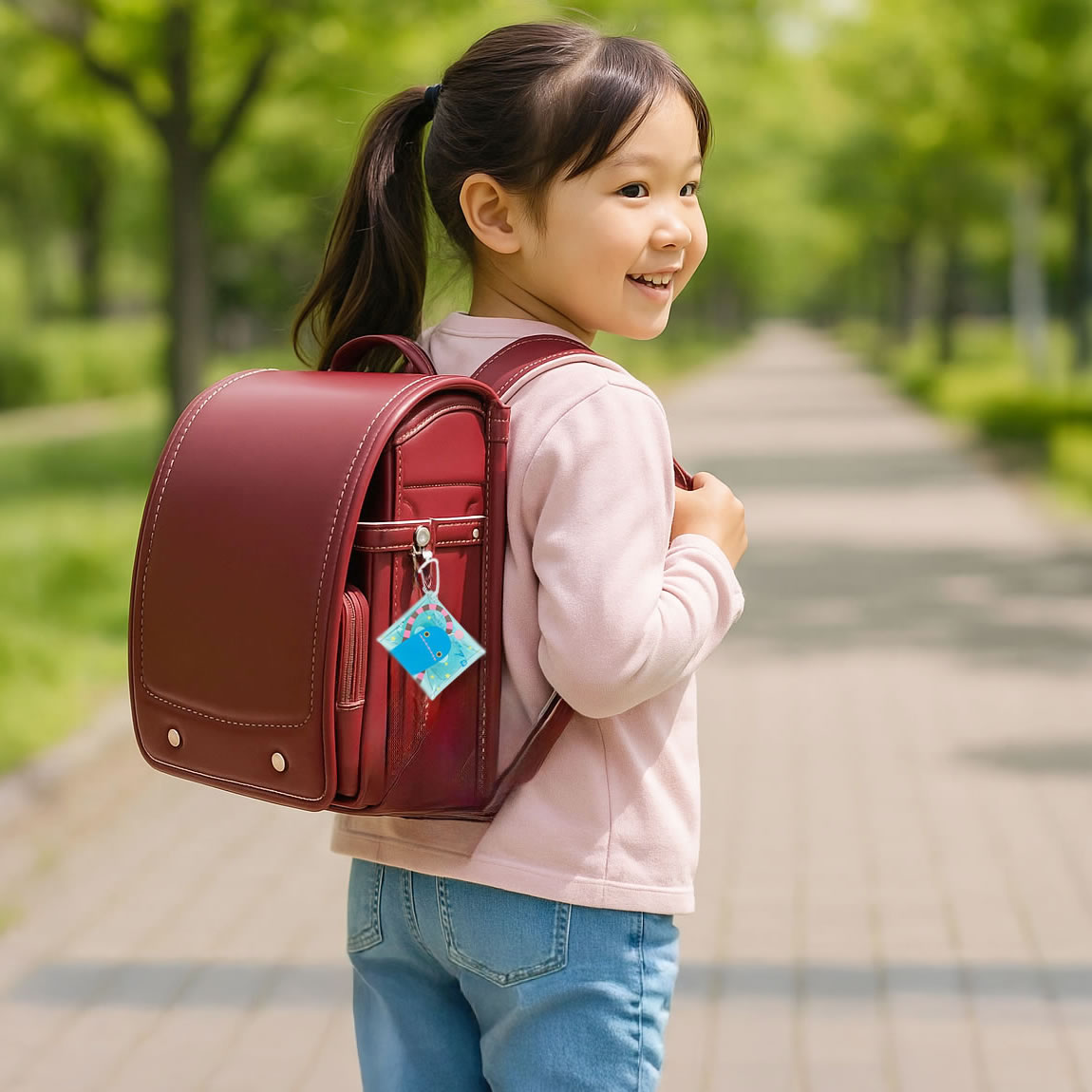 モケケ もけけ カラビナ付き キラキラ アクセサリーポーチ コスメ