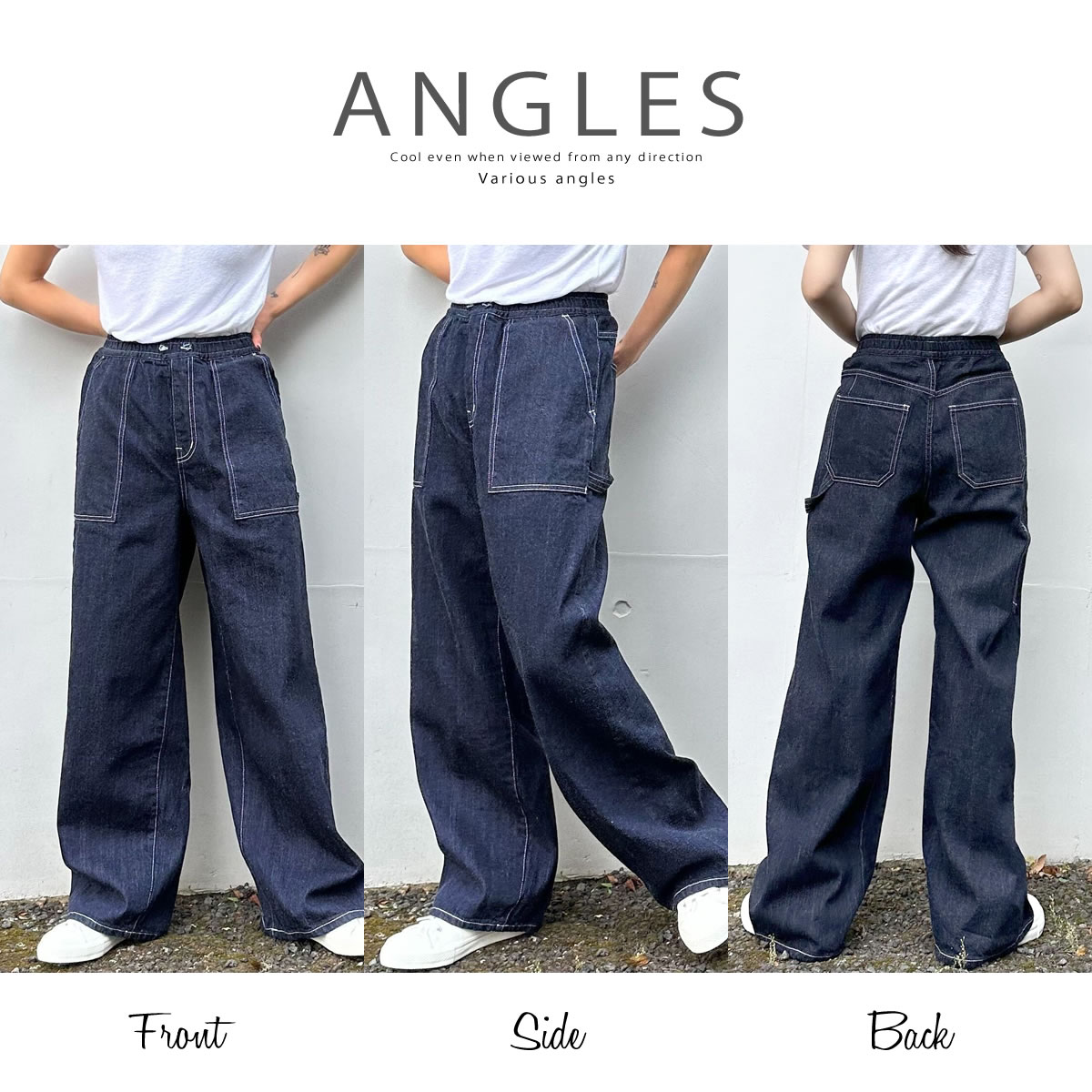 Deep Blue サルエルベイカーパンツL着浅美品 Deep Blue サルエルベイカーパンツL着浅美品 - メルカリ
