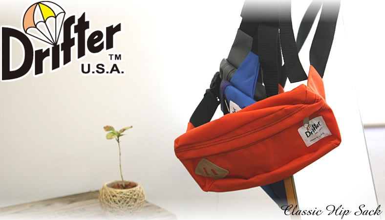 Drifter（ドリフター） ボディーバッグ ウェスト ヒップバッグ