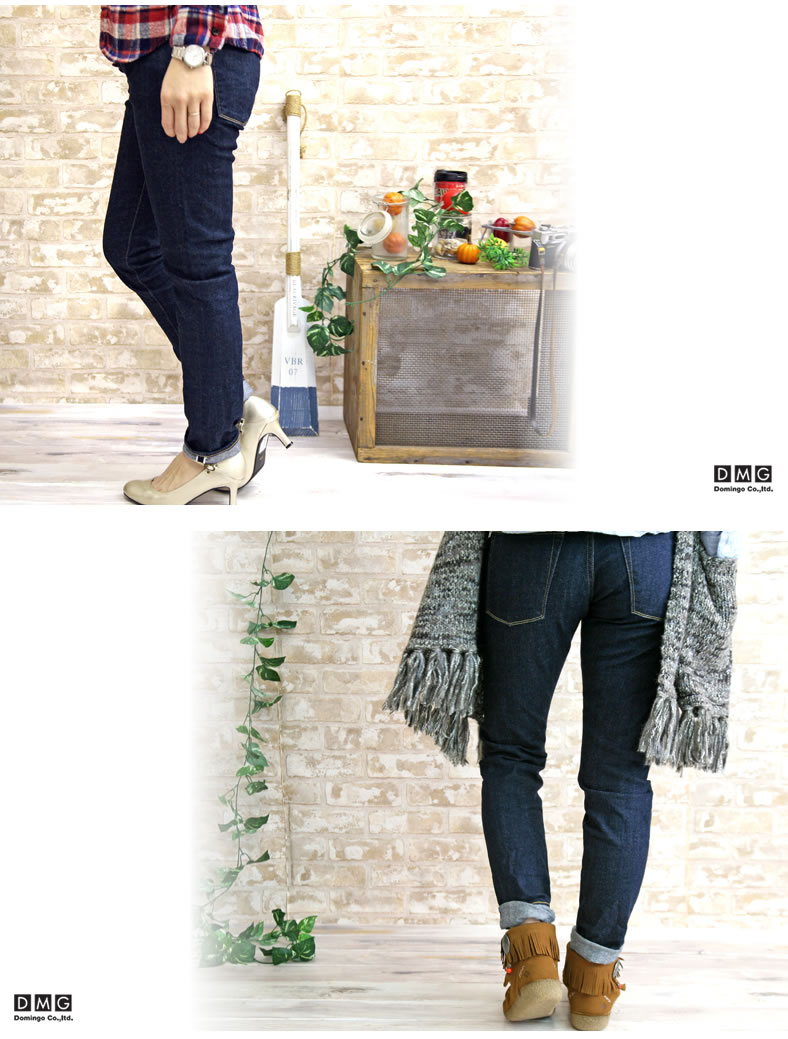 D.M.G. ドミンゴ DMG セルヴィッチワンウォッシュデニムパンツ  