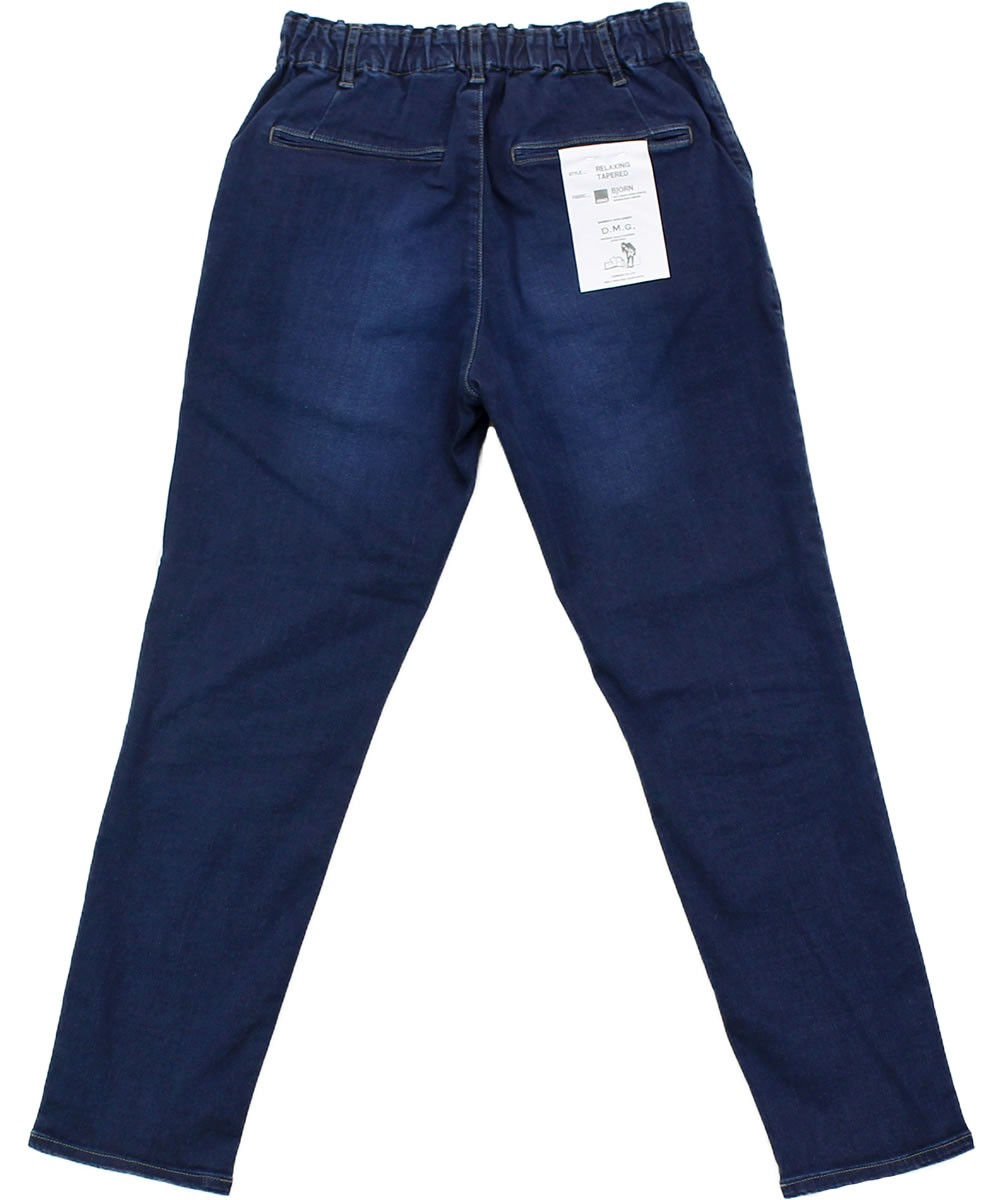 美品★DMGドミンゴ★ ISKOデニムリラクシングテーパード　Mサイズ D.M.G. ジーンズ ドミンゴ DMG ISKO ユーズド リラクシング テーパード