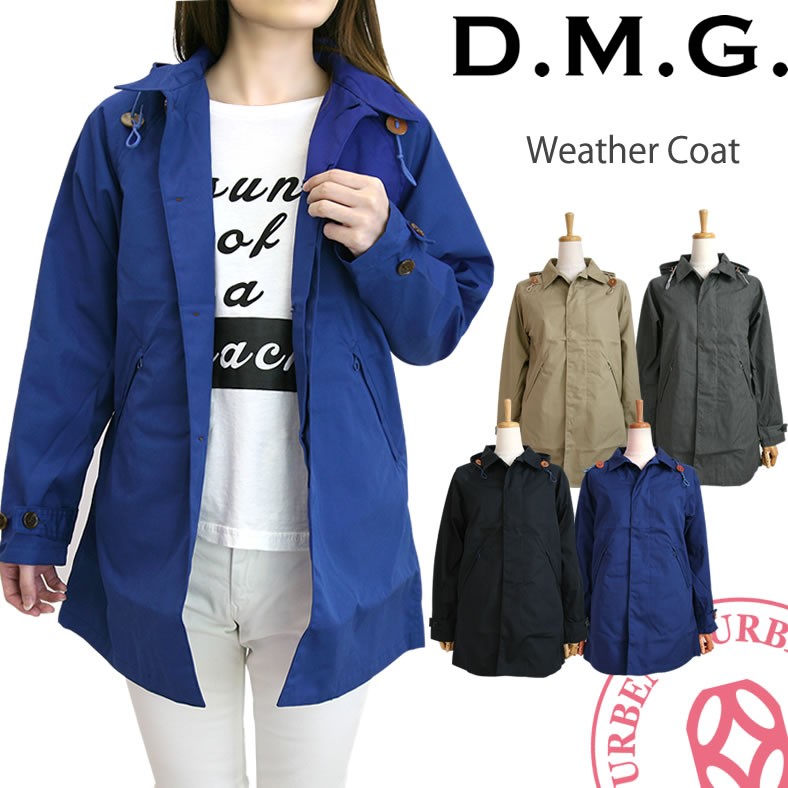 D.M.G. ドミンゴ ジャケット d.m.g DMG フード付き コットンナイロン