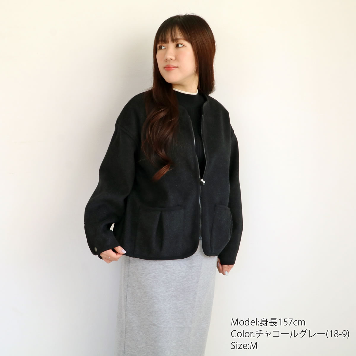 D.M.G. DMG ドミンゴ ポリエステル フリース カーディガン D.M.G ノー