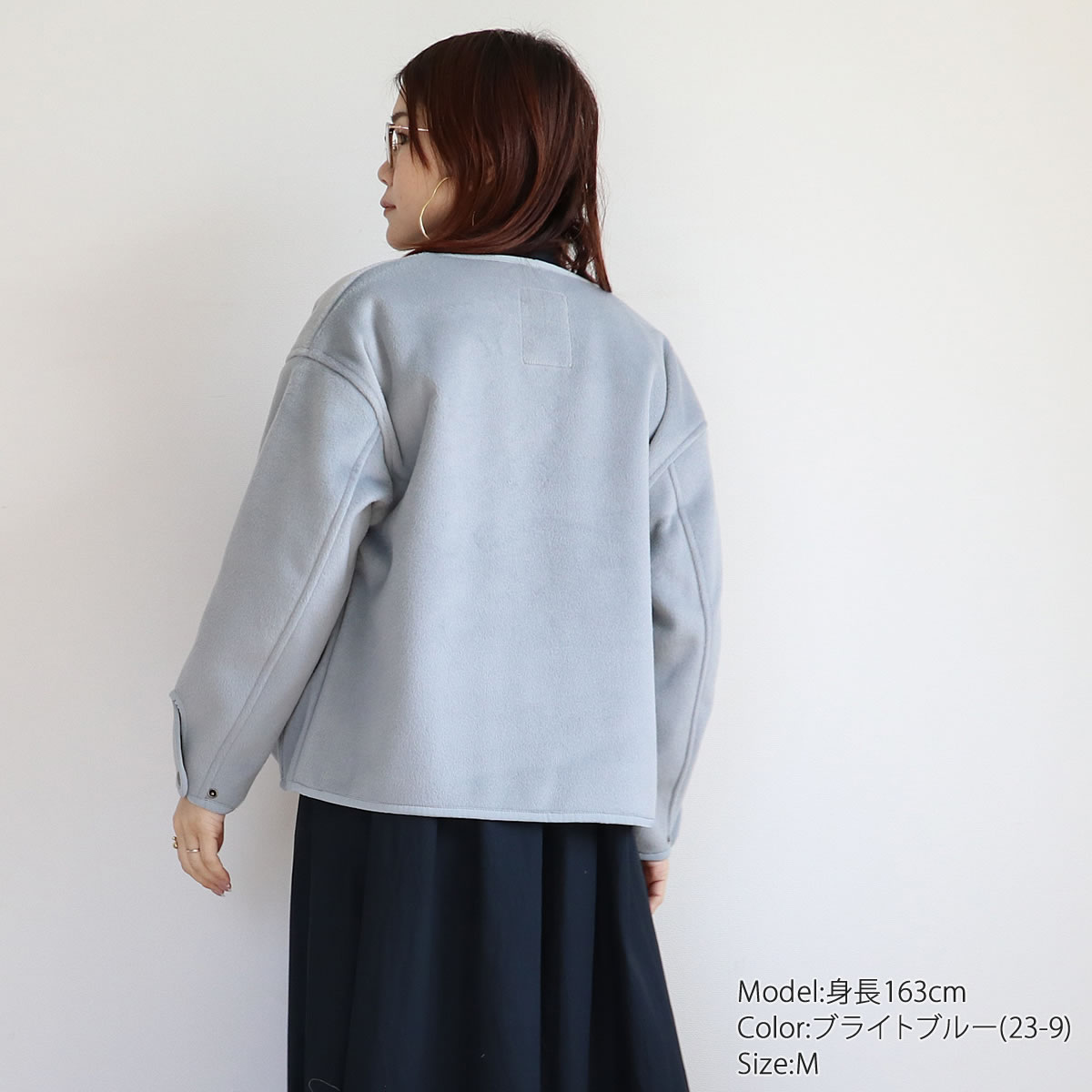 D.M.G. DMG ドミンゴ ポリエステル フリース カーディガン D.M.G ノー