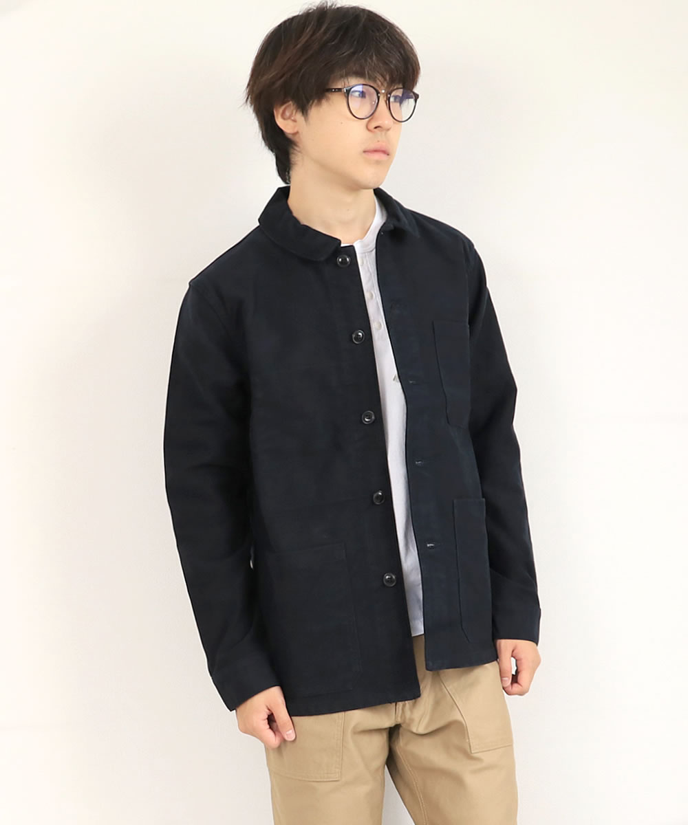 FOB FACTORY 高密度 フレンチ モールスキン ジャケット ワーク
