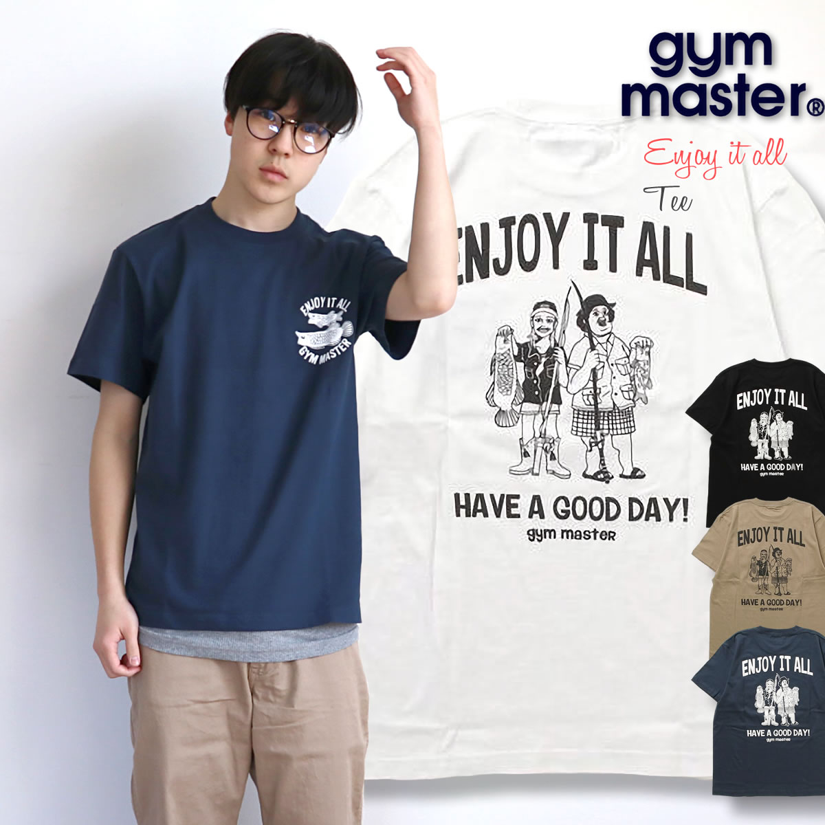 gym master プリントTシャツ ジムマスター Gym Master