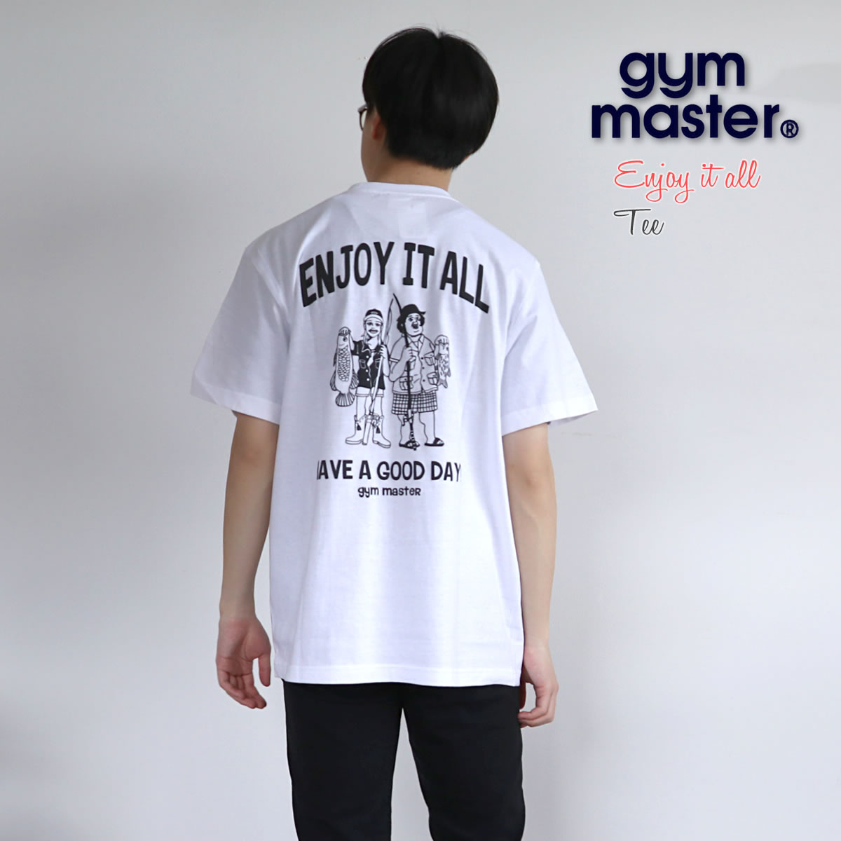 プリントTシャツ ジムマスター Gym Master エンジョイイットオール