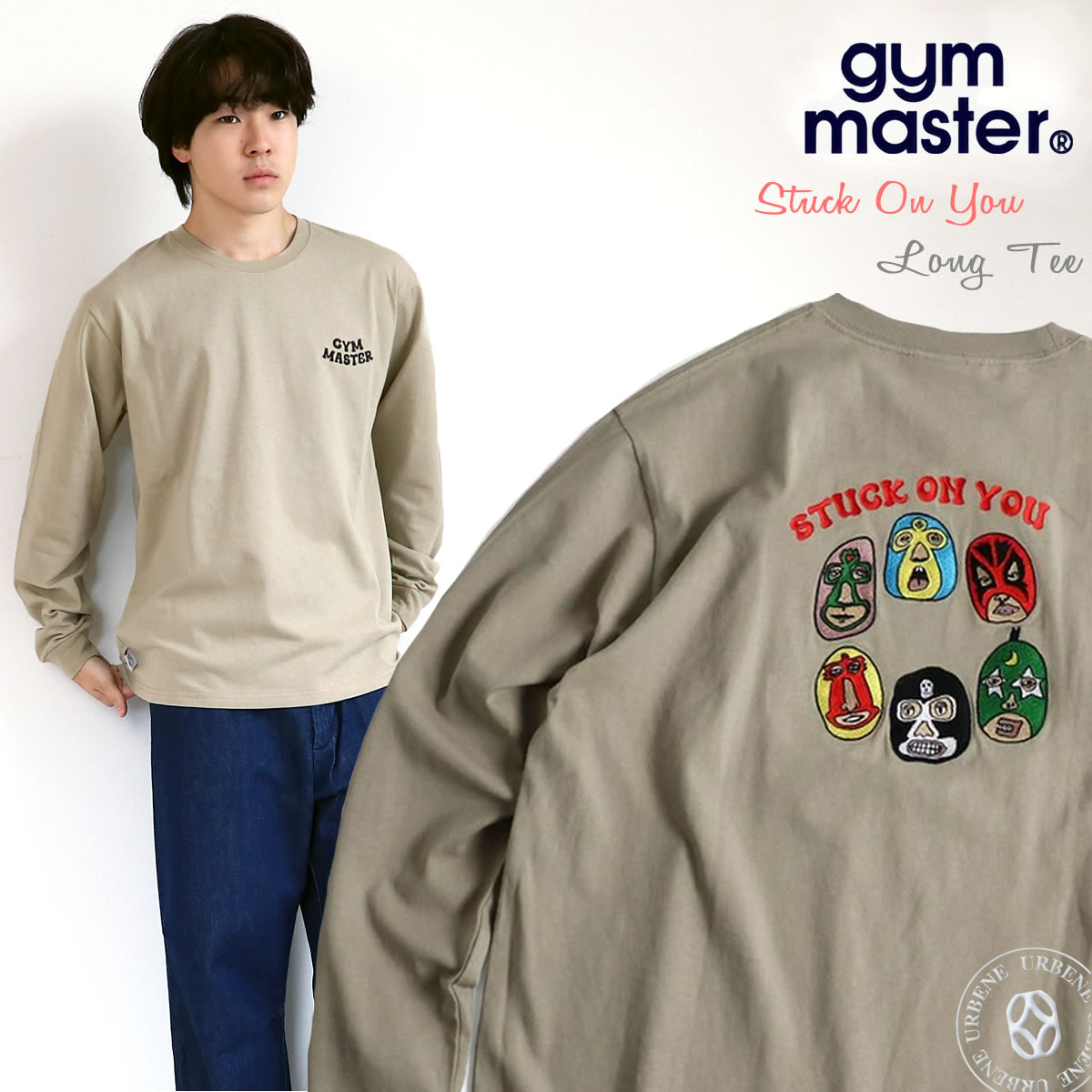 gym master（ジムマスター） プリントTシャツ スタックオンユー 刺繍 
