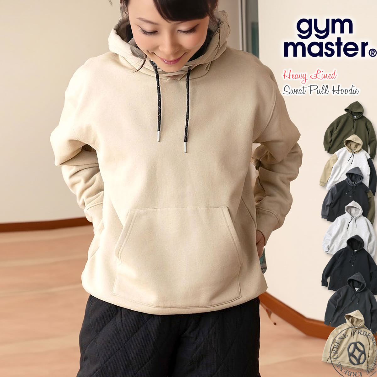 gym master（ジムマスター） スウェットパーカー ヘビー裏起毛