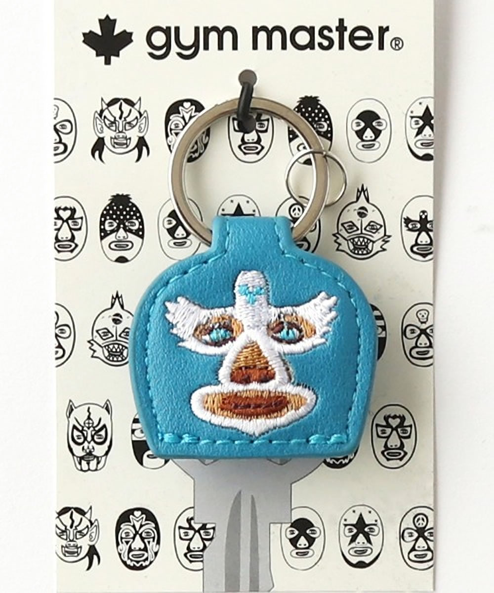 キーケース ジムマスター Gym Master 覆面レスラー おじさん ハッピー刺繍キーカバー  鍵カバー  キーホルダー キーケース かわいい 男女兼用 春夏スタイル | gym master | 05