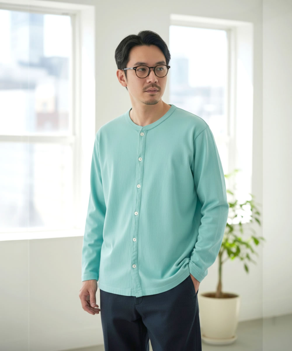 GOOD ON（グッドオン） カーディガン 長袖 クルーネック Tカーディガン