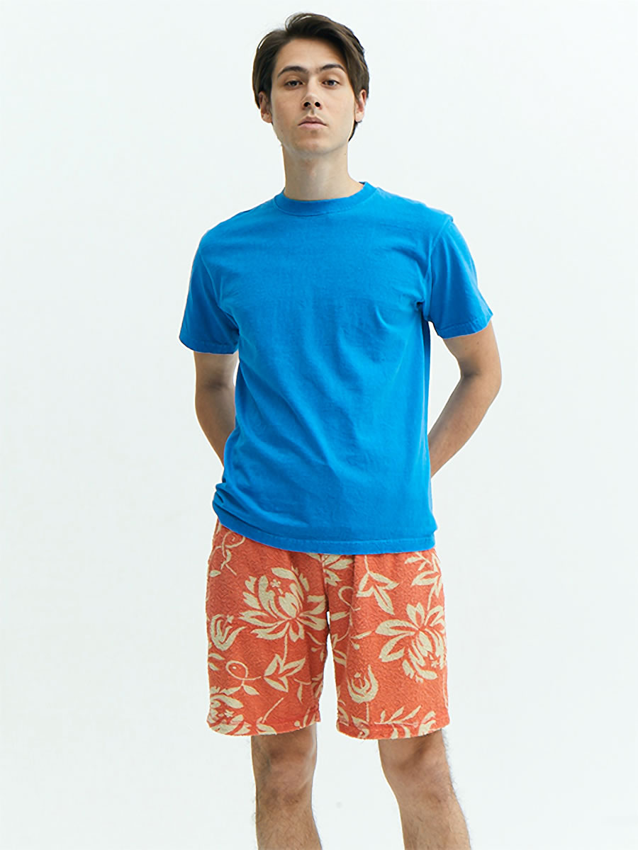 GOOD ON（グッドオン） ショートパンツ レトロフラワーダブルパイル