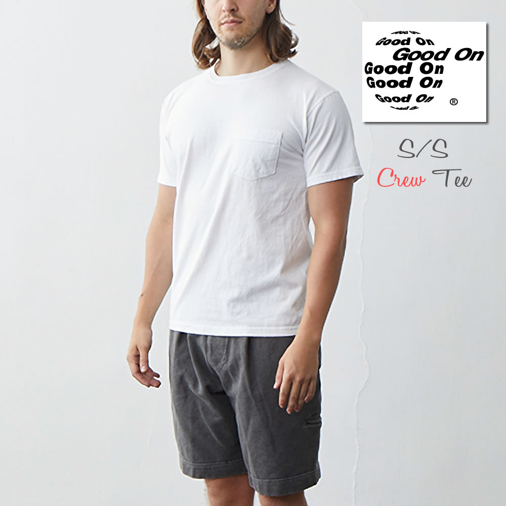GOOD ON Tシャツ グッドオン メンズ 半袖 ピグメントダイ