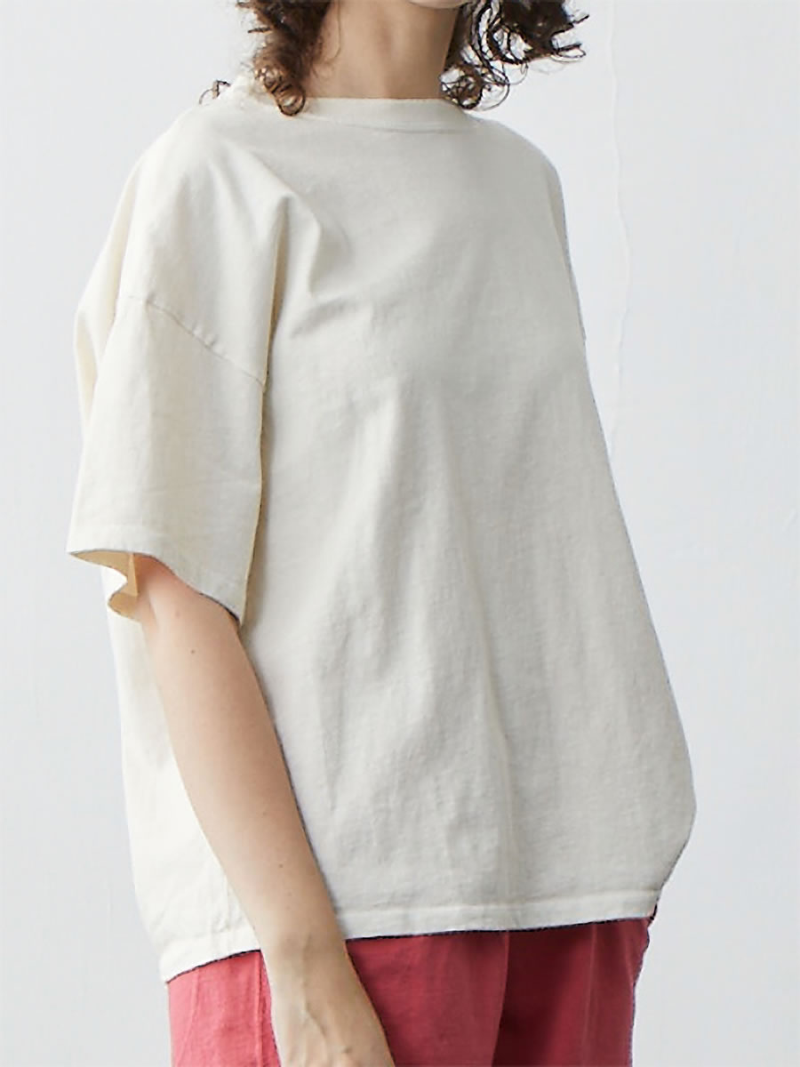 半袖Tシャツ GOOD ON グッドオン ショートスリーブリラックスＴシャツ カットソークルーネック 丸首 レディース GOOD ON 半袖Tシャツ グッドオン ショートスリーブリラックスT