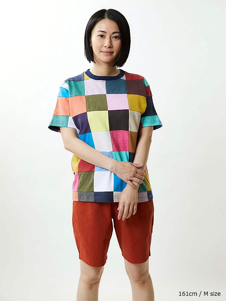 半袖Tシャツ GOOD ON グッドオン ショートスリーブスクエアパッチワークTシャツ ( rego1504p ) クルーネック 丸首 S/S SQUARE PATCH WORK TEE メンズ レディース アソートカラー 5.5オンスジャージー コットン カットソー アメカジ おしゃれ アーベン 普段使い GOOD ON（グッドオン） 半袖Tシャツ ショートスリーブスクエアパッチ