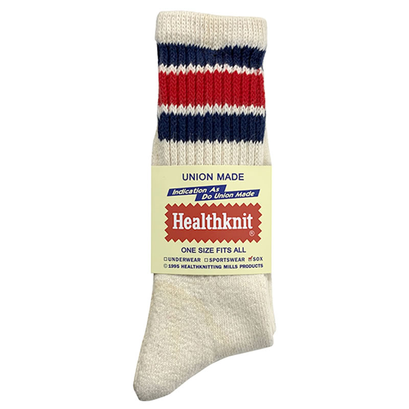 Healthknit クルーソックス ヘルスニット 3足組 3P フルパイル