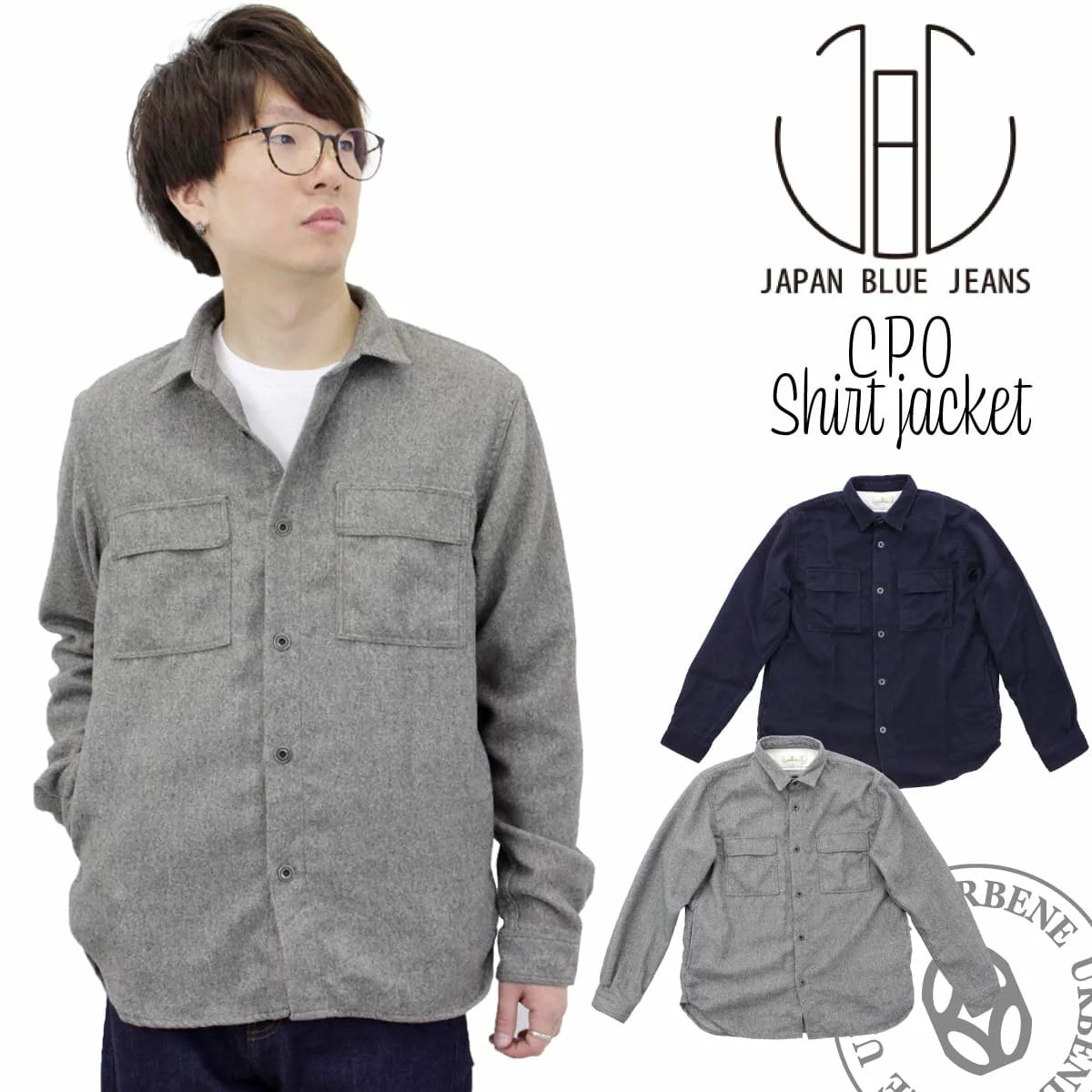 JAPAN BLUE JEANS ジャパンブルージーンズ CPO シャツジャケット メルトンフリース 長袖 メンズ カジュアルシャツ ライトアウター ミリタリージャケット jbj mpj ジャケットからボトム・ギフト雑貨まで アーベン - 通販 - Yahoo ショッピング