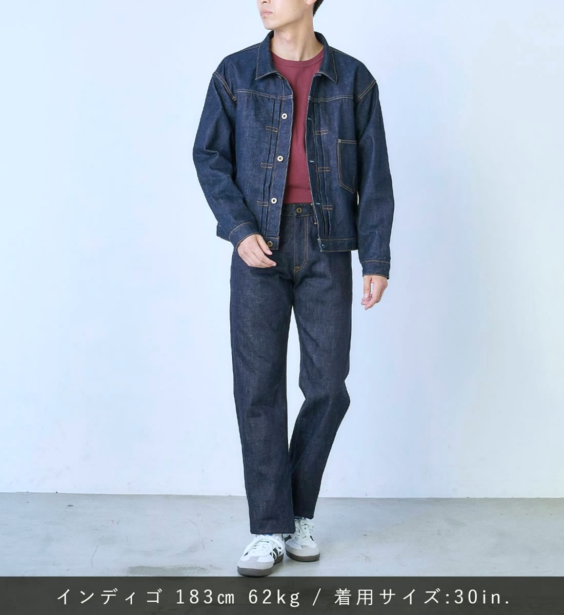 未使用級 ジャパンブルージーンズ サークル 赤耳 濃紺 着用感◎ シルエット◎ JAPAN BLUE JEANS（ジャパンブルージーンズ） アメリカ綿 セルヴィッチ