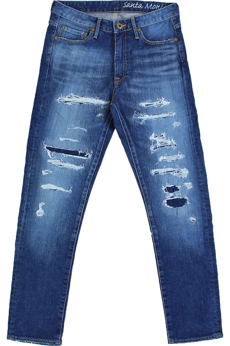 Japan Blue Jeans ジャパンブルージーンズ テーパード アンクル丈カットパンツ ダメージデニムパンツ SANTA MONICA  サンタモニカ おしゃれ : japanbluejeans-jb2301-sm : アーベン-ジーンズパンツの店メンズレディース - 通販 -  Yahoo!ショッピング