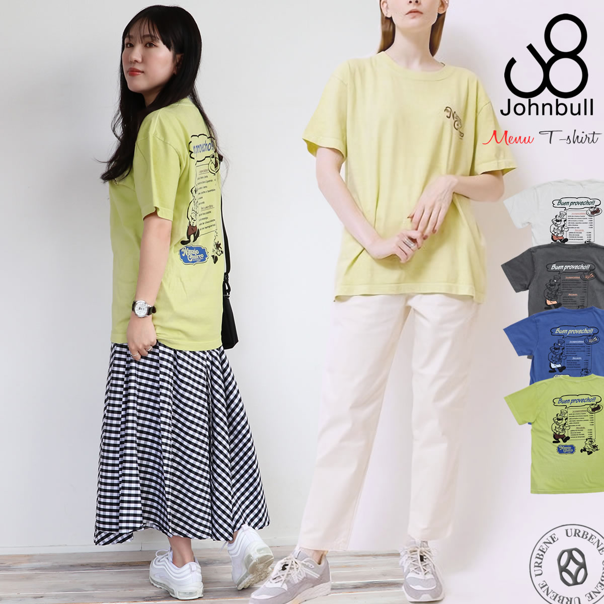 ジョンブル レディース Johnbull 半袖Tシャツ GRS×JOHNBULL コラボT Menu...