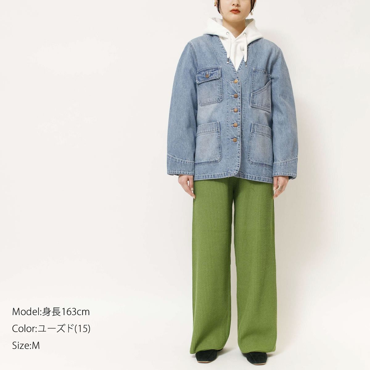 Johnbull カバーオール ジャケット ジョンブル デニム ノー