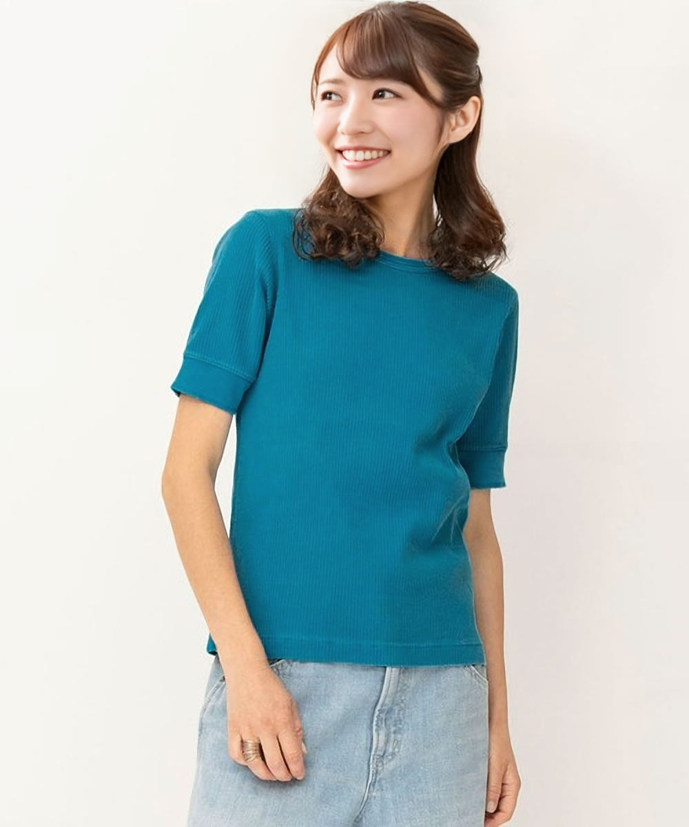 Johnbull Tシャツ ジョンブル ピグメント針抜きTシャツ