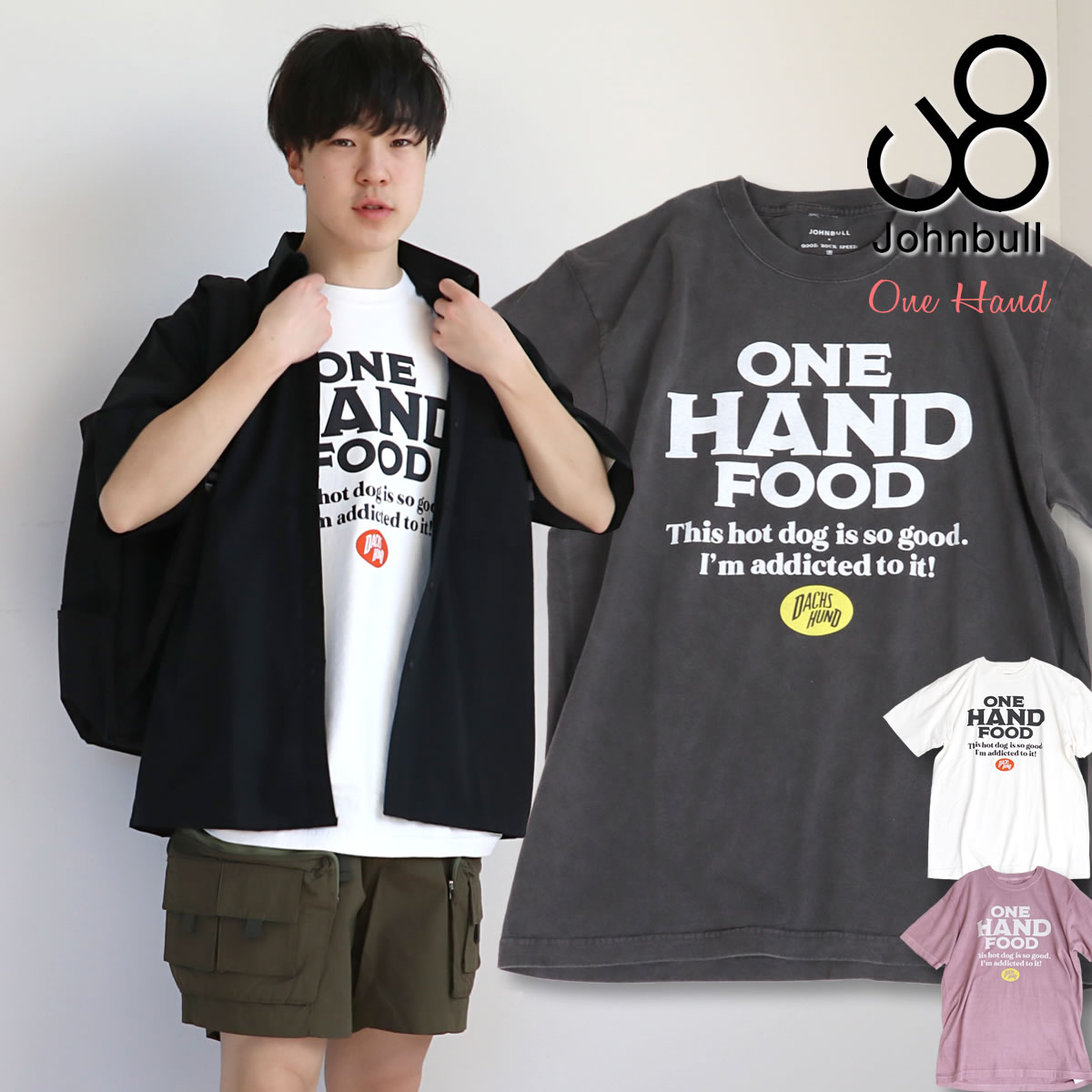 Johnbull（ジョンブル） プリントTシャツ メンズ 半袖 ショート