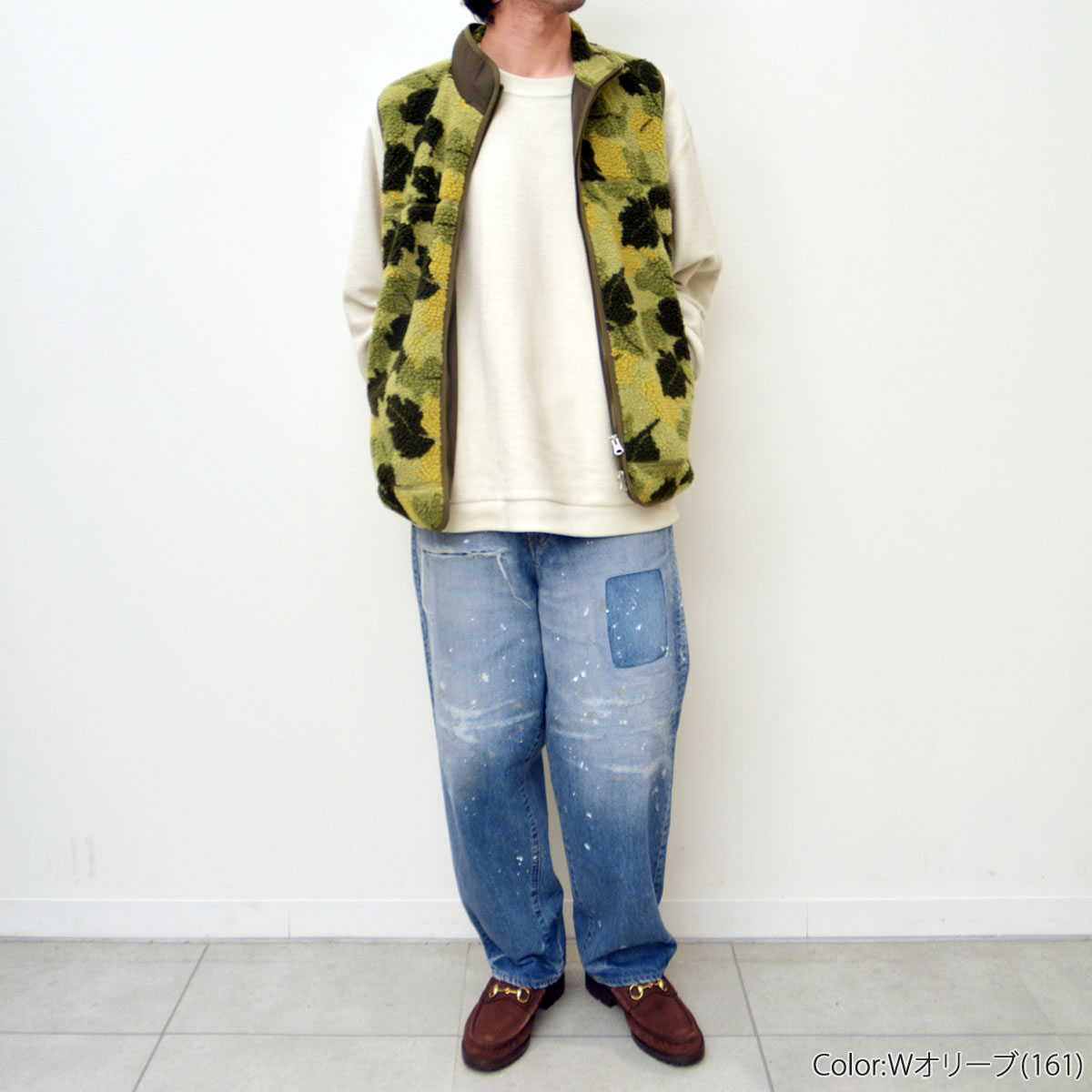 Johnbull（ジョンブル） 28%OFF / ベスト メンズ ボアフリースジップ