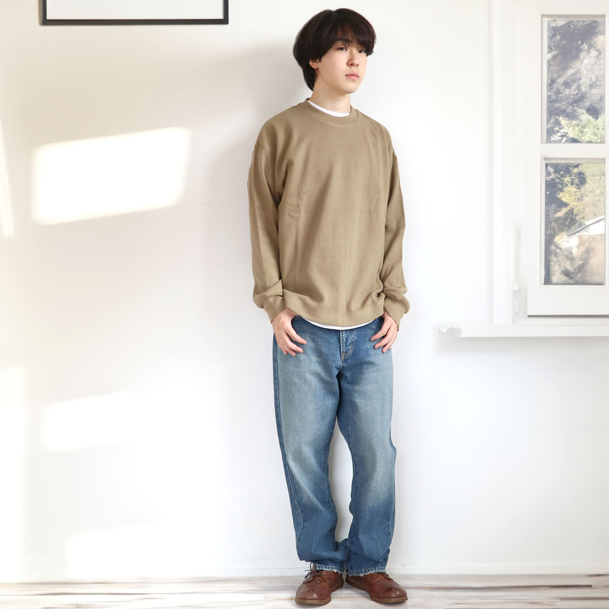 Johnbull（ジョンブル） ジーンズ メンズ ユーズド加工 13.5オンス