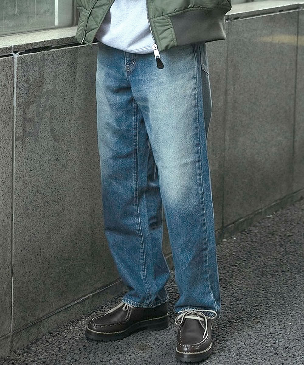 Johnbull（ジョンブル） ジーンズ メンズ ユーズド加工 13.5オンス