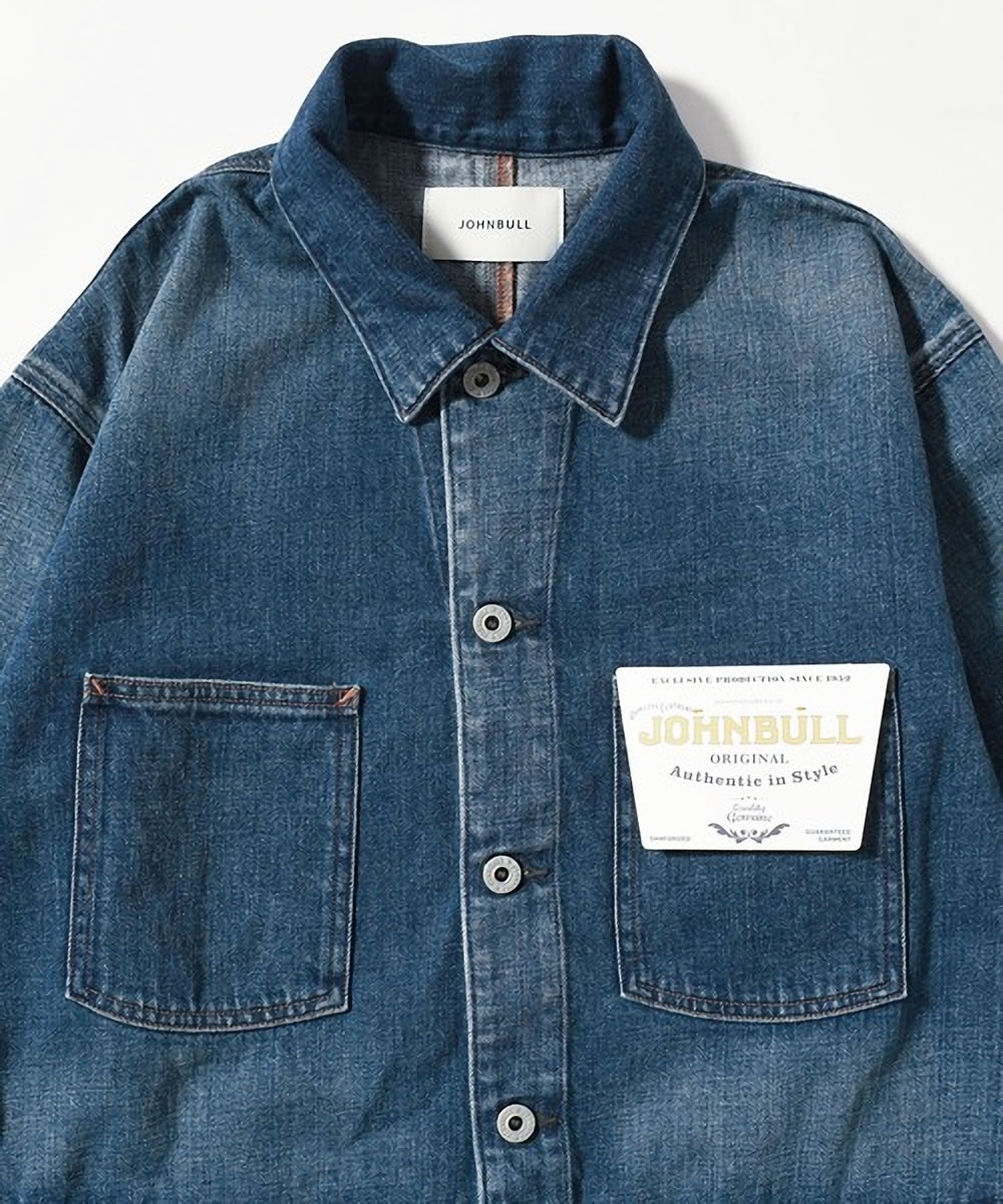Johnbull ジョンブル メンズ 12.5オンスデニムオールインワン
