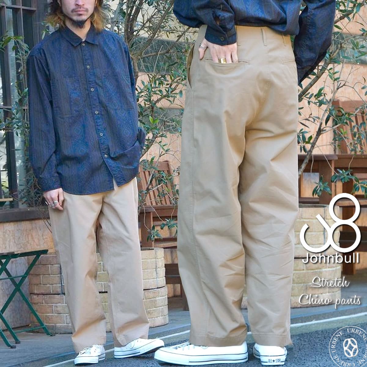 Johnbull（ジョンブル） ストレッチチノパンツ ワークトラウザーパンツ