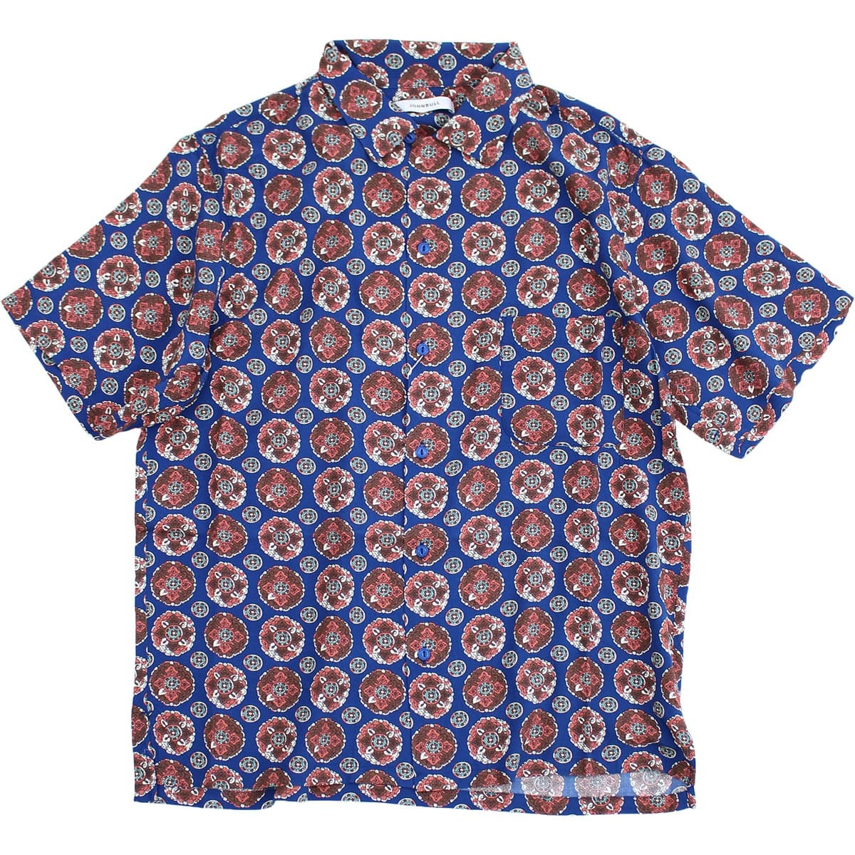 Johnbull ジョンブル メンズ シェフショートスリーブシャツ 半袖