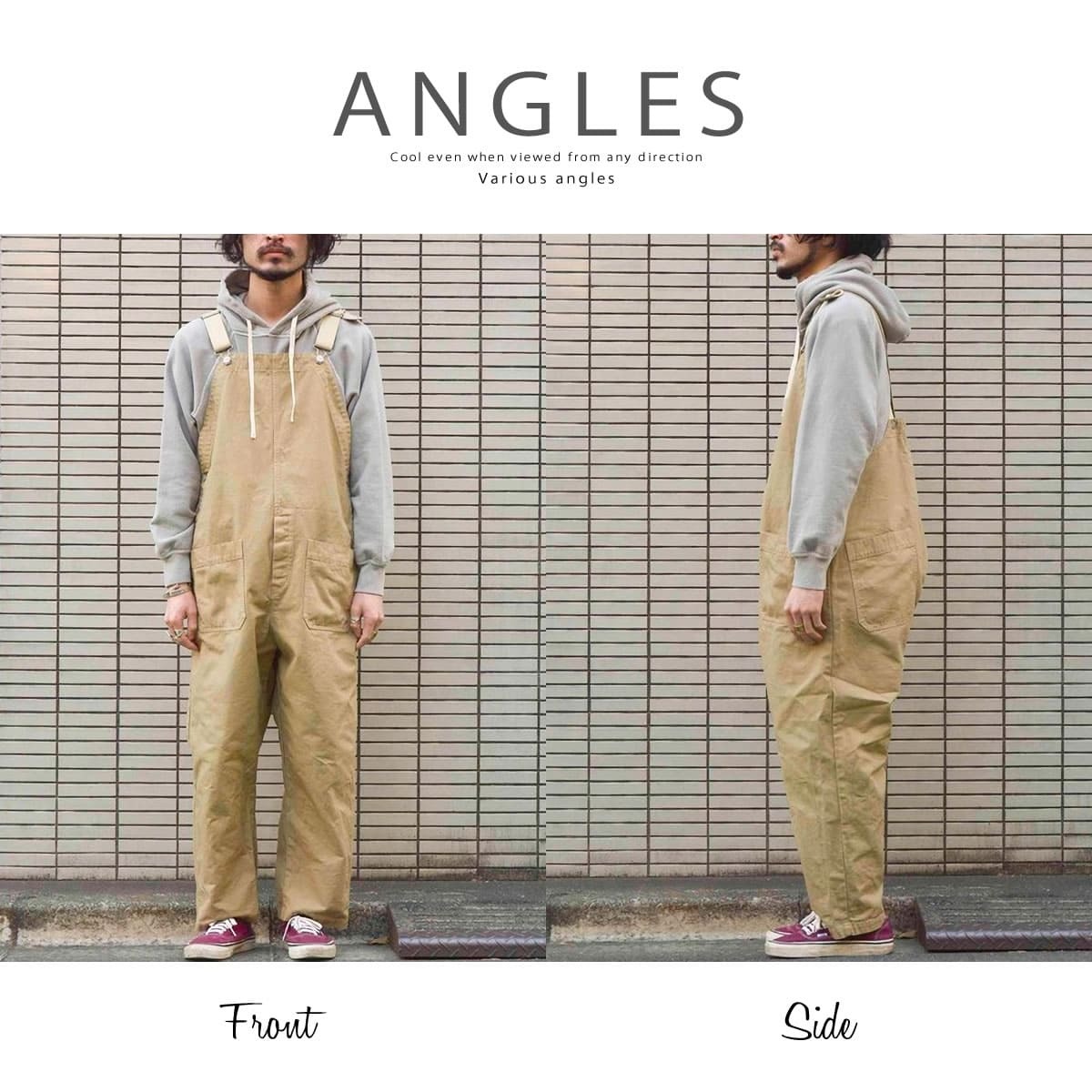 Johnbull ジョンブル オーバーオール メンズ ワークサロペット