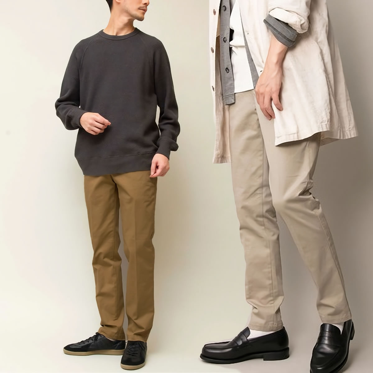 Johnbull（ジョンブル） スリムチノトラウザー パンツ : ジーンズ