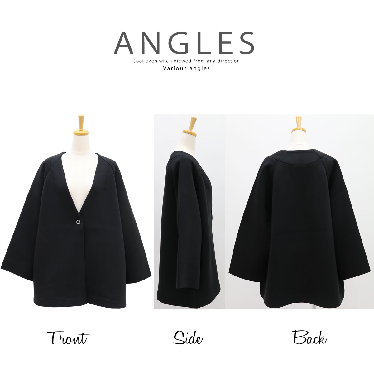 Johnbull（ジョンブル） コート レディース ダンボールカットミドル