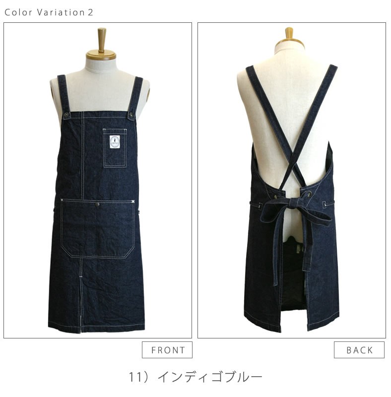 Johnbullデニムとエプロンワンピース Johnbull ジョンブル makerhood デニム&ダック ワークエプロン