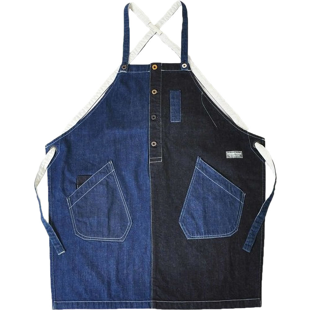 makerhood デニム エプロン johnbull 美品 Johnbull ジョンブル ブックストアーデニムエプロン 個性的