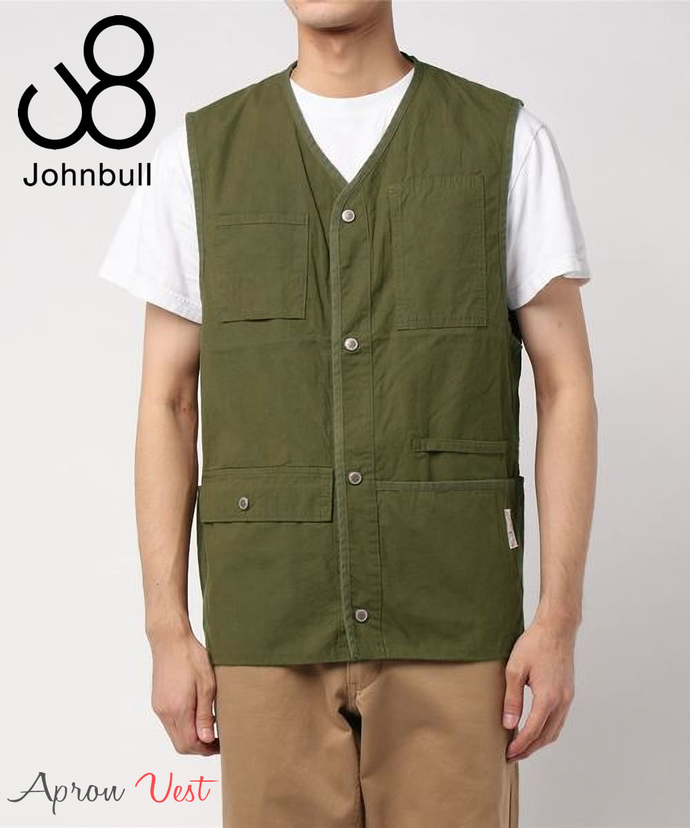 Johnbull（ジョンブル） エプロンベスト 馬布ミリタリー Johnbull