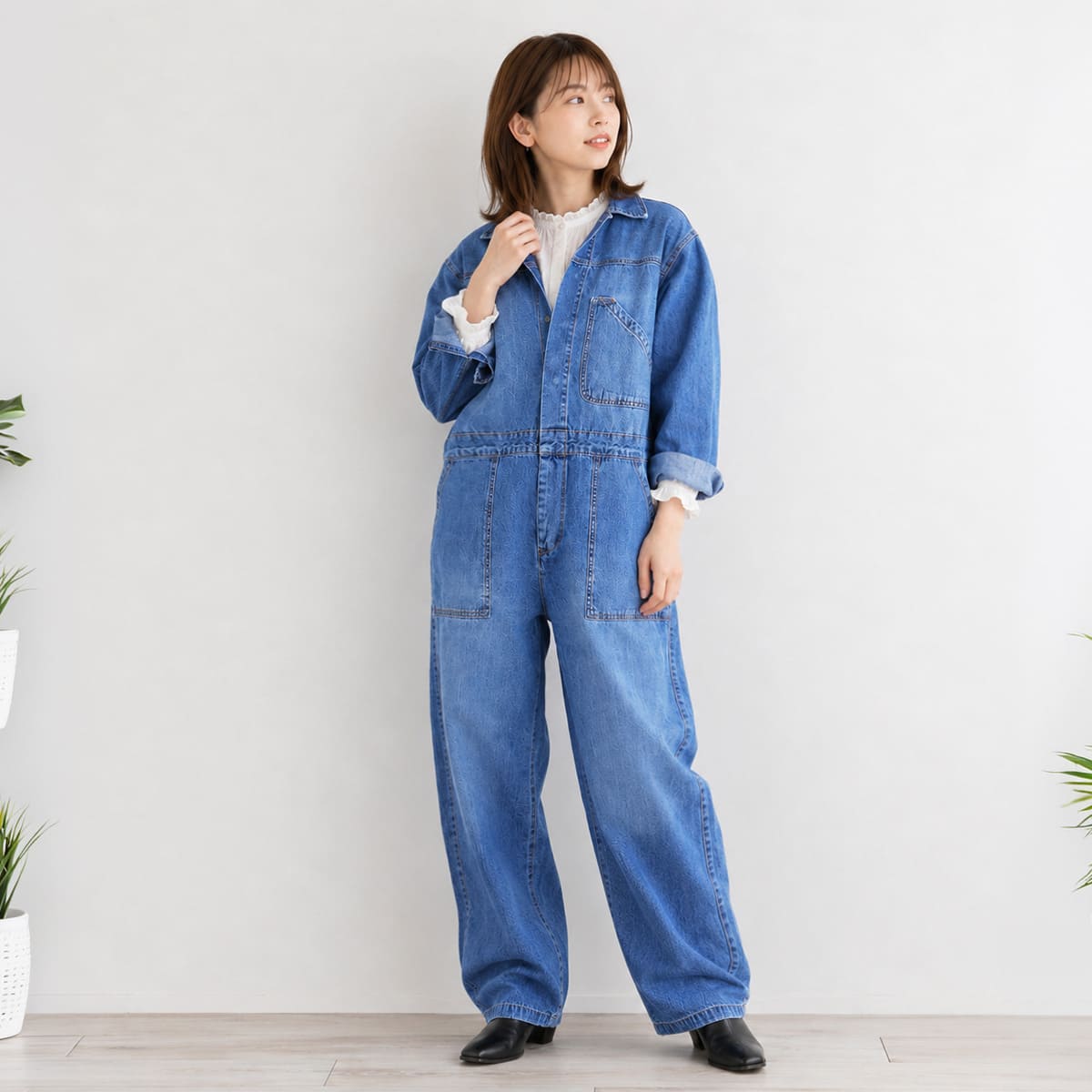 Johnbull（ジョンブル） レディース デニム エンジニア オールインワン