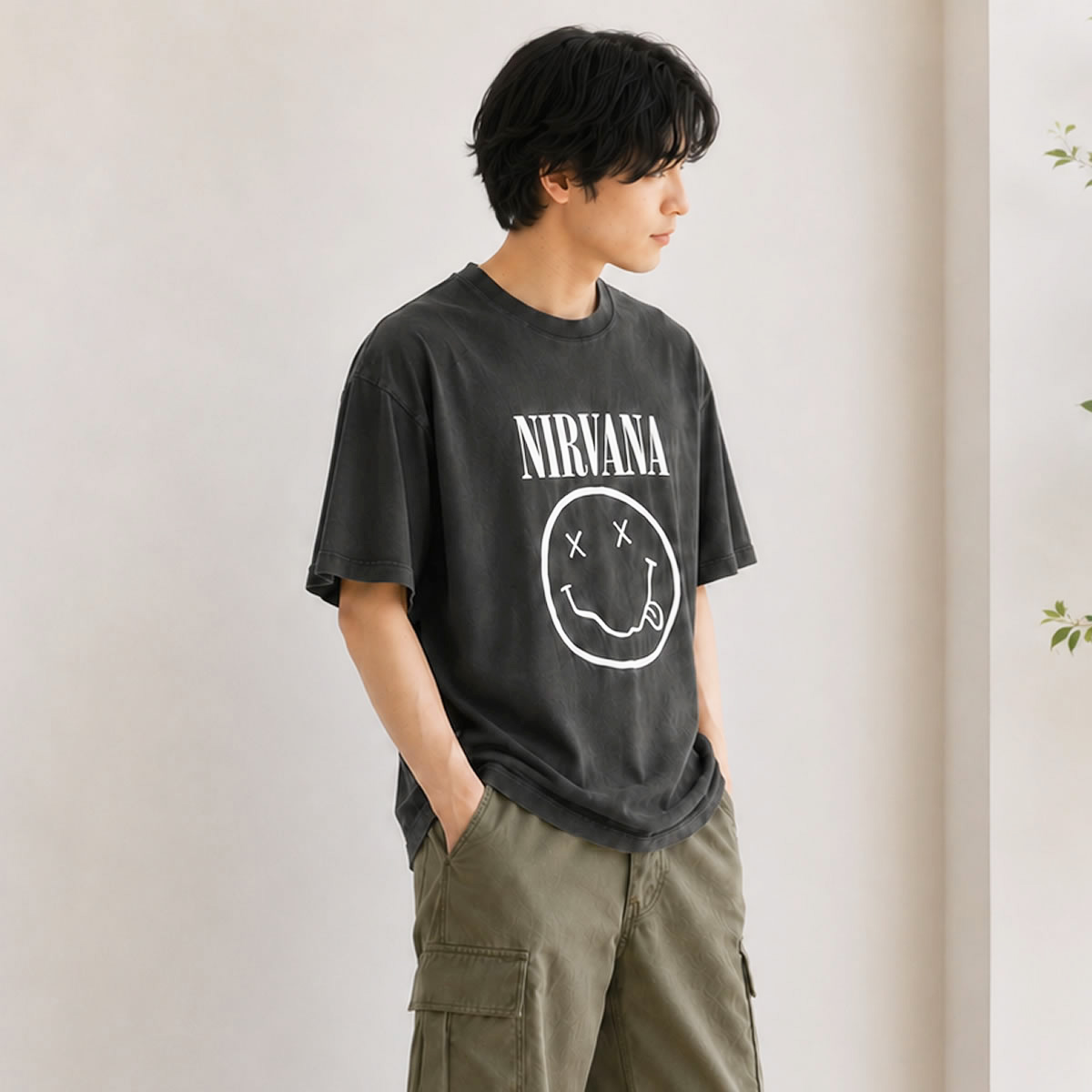 JOHNBULL ＜ジョンブル＞　半袖Tシャツ Johnbull（ジョンブル） 半袖Tシャツ アーティストTシャツニルヴァーナ
