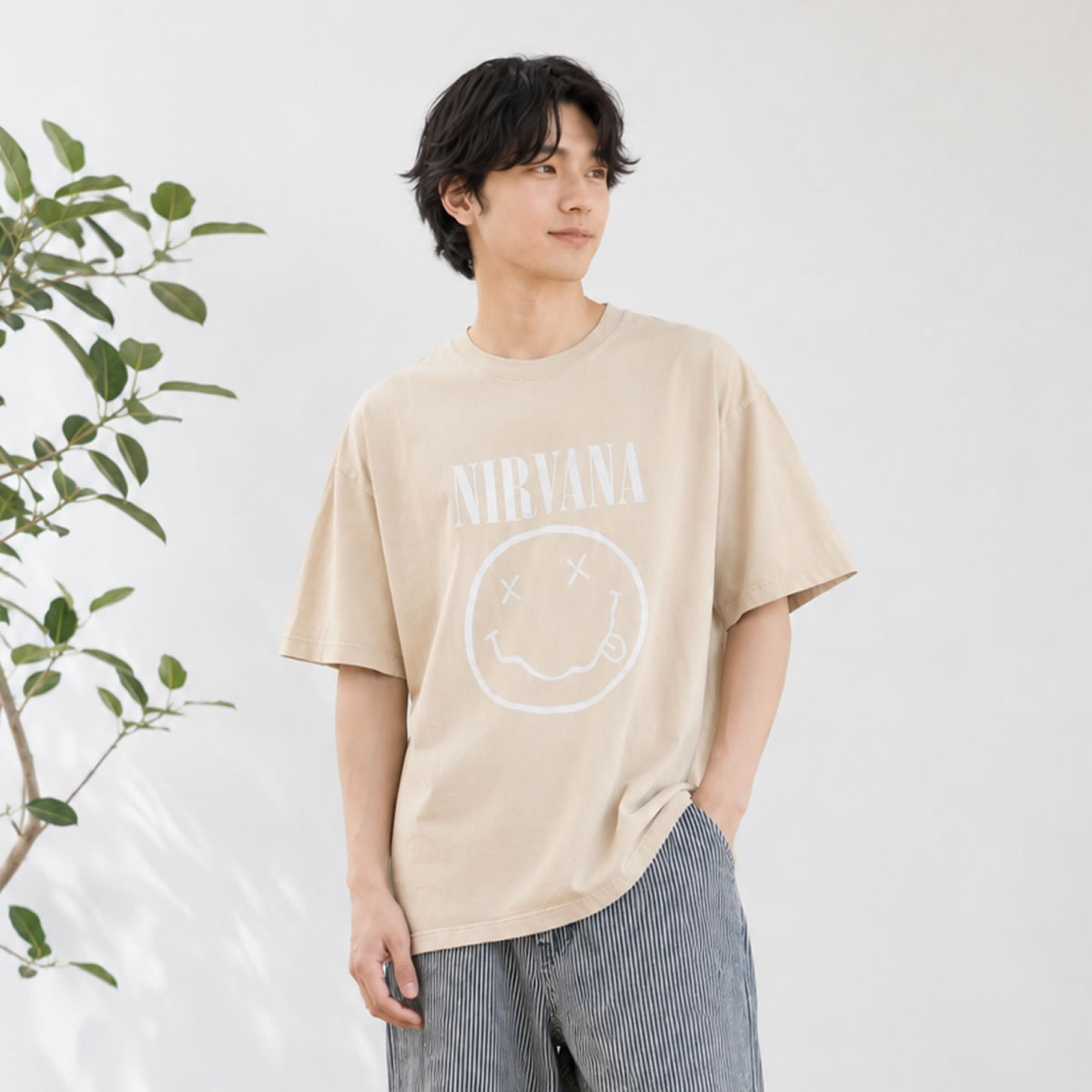 Johnbull（ジョンブル） 半袖Tシャツ アーティストTシャツニルヴァーナ