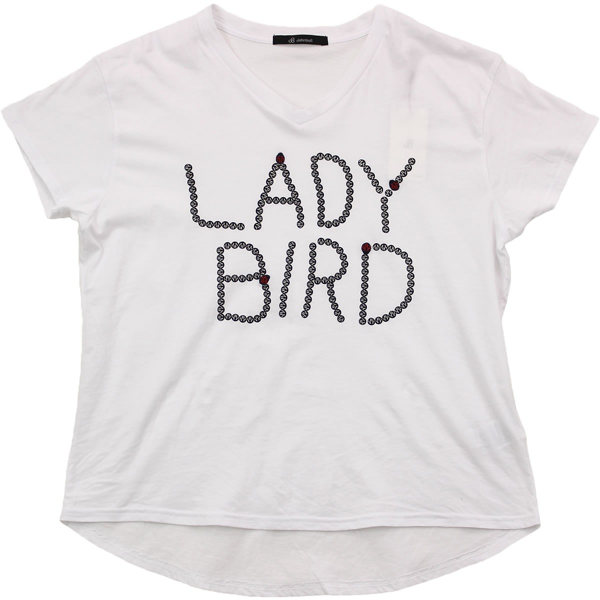 ジョンブル レディース Tシャツ Johnbull デザインプリントTシャツ LADYBIRD zc340 ドロップショルダー 半袖 アメカジ おしゃれ Johnbull ジョンブル レディース Tシャツ デザインプリントT