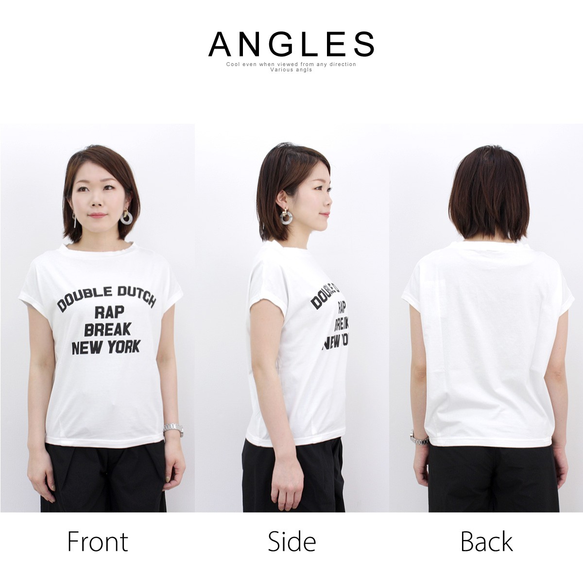 Johnbull ジョンブル レディース 半袖Tシャツ JOHNBULL フレンチ