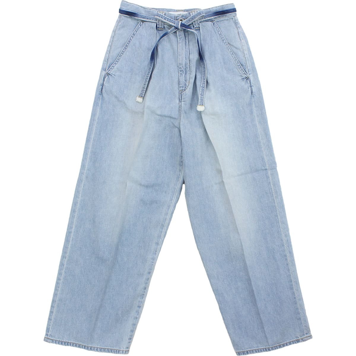 Johnbull ジョンブル レディース ルーズデニムタックテーパード